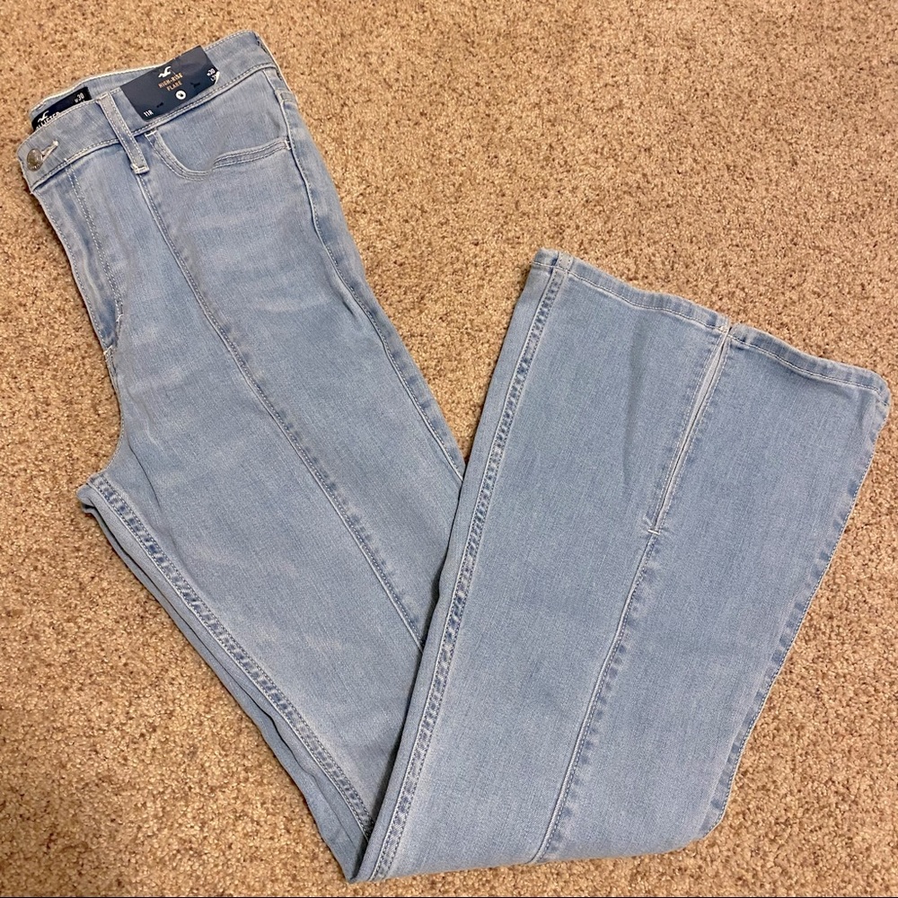 Hollister Size 11 Split Flare Jeans